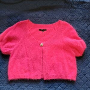Pink Fuzzy Women's Sweater